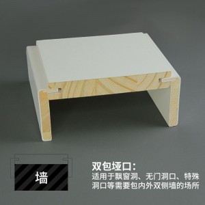 实木门套线工厂可定制哑口套涂泥白胚烤漆门边线木线包边门压线